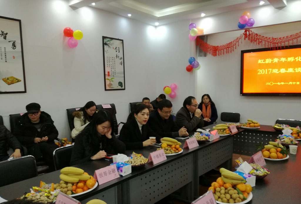 虹蔚青年孵化器隆重举办2017迎春座谈会